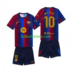 Primera Equipación del FC Barcelona Lionel Messi 10 2026-2027 Manga Corta para Niño (Camiseta y pantalón)