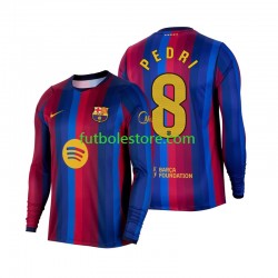 Primera Equipación del FC Barcelona Pedri 8 2026-2027 ML para Hombre