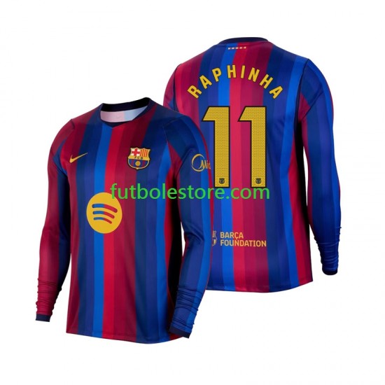 Primera Equipación del FC Barcelona Raphinha 11 2026-2027 ML para Hombre