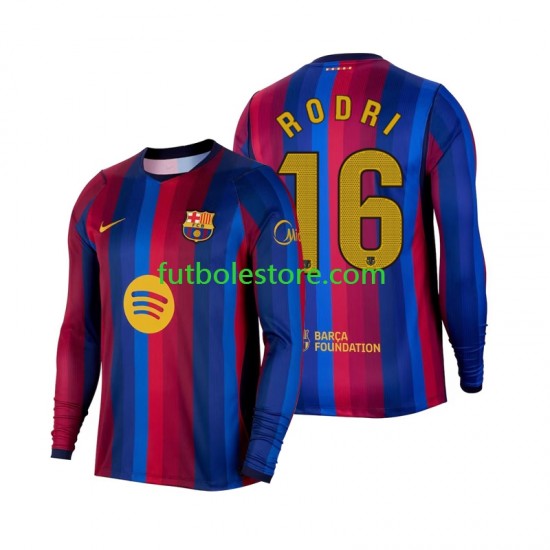 Primera Equipación del FC Barcelona Rodri 16 2026-2027 ML para Hombre