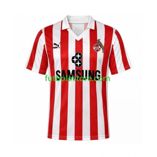 Tercera Equipación del FC Köln Retro 1988 1989 Manga Corta para Hombre