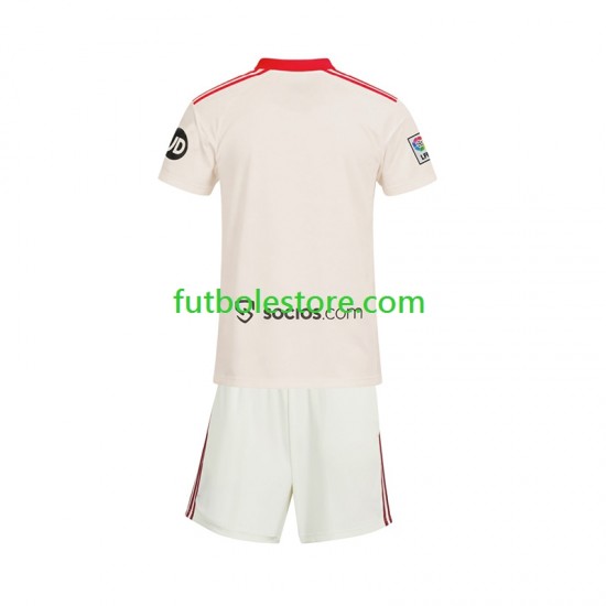 Primera Equipación del Sevilla FC Retro 2025-2026 Manga Corta para Niño (Camiseta y pantalón)