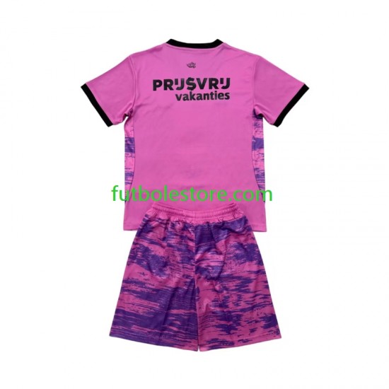 Tercera Equipación del Feyenoord Rotterdam Portero 2026-2027 Manga Corta para Niño (Camiseta y pantalón)