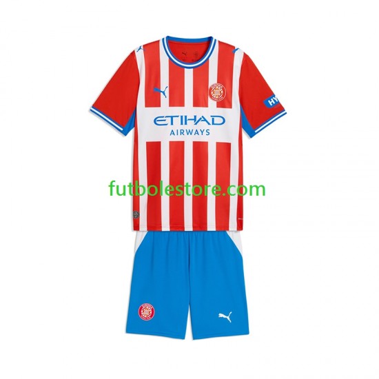 Primera Equipación del Girona 2026-2027 Manga Corta para Niño (Camiseta y pantalón)