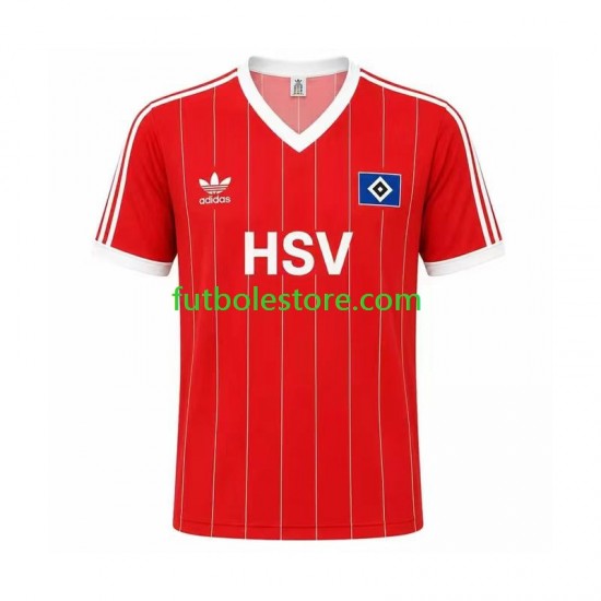Segunda Equipación del Hamburger SV Retro 1983 Manga Corta para Hombre
