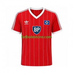 Segunda Equipación del Hamburger SV Retro 1984 Manga Corta para Hombre