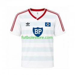 Segunda Equipación del Hamburger SV Retro 1986 Manga Corta para Hombre
