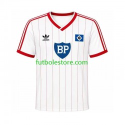 Primera Equipación del Hamburger SV Retro 1984 Manga Corta para Hombre