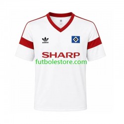 Primera Equipación del Hamburger SV Retro 1988 Manga Corta para Hombre