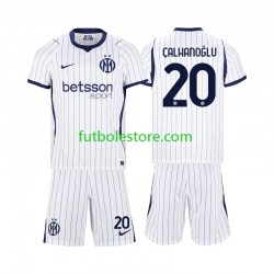 Segunda Equipación del Inter Milan Hakan Calhanoglu 20 2026-2027 Manga Corta para Niño (Camiseta y pantalón)