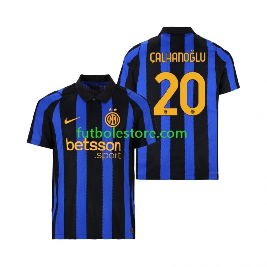 Primera Equipación del Inter Milan Hakan Calhanoglu 20 2026-2027 Manga Corta para Hombre