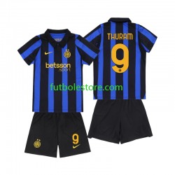 Primera Equipación del Inter Milan Marcus Thuram 9 2026-2027 Manga Corta para Niño (Camiseta y pantalón)