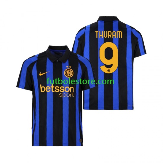 Primera Equipación del Inter Milan Marcus Thuram 9 2026-2027 Manga Corta para Hombre