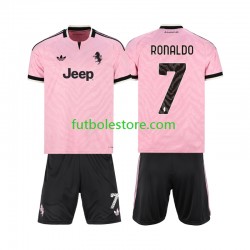 Segunda Equipación del Juventus Cristiano Ronaldo 7 2026-2027 Manga Corta para Niño (Camiseta y pantalón)