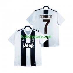 Primera Equipación del Juventus Cristiano Ronaldo Retro 2018 2019 Manga Corta para Hombre