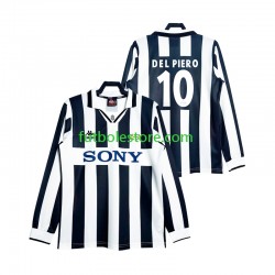 Primera Equipación del Juventus DEL PIERO 10 Retro 1997 ML para Hombre