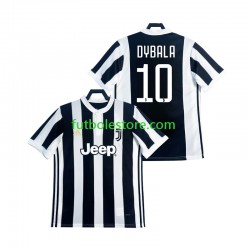 Primera Equipación del Juventus DYBALA 21 Retro 2017 2018 Manga Corta para Hombre