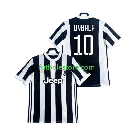 Primera Equipación del Juventus DYBALA 21 Retro 2017 2018 Manga Corta para Hombre