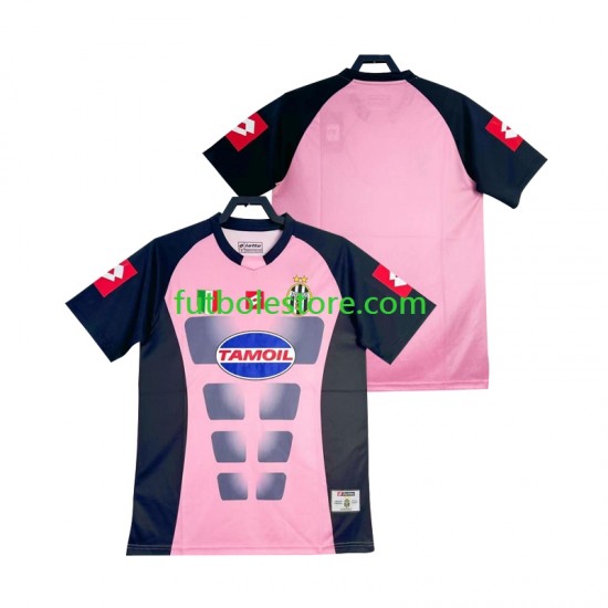 Segunda Equipación del Juventus Portero Retro 2002-2003 Manga Corta para Hombre