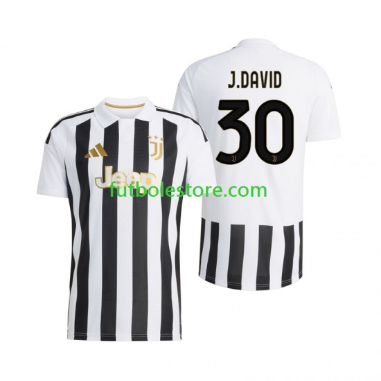 Primera Equipación del Juventus Jonathan David 30 2026-2027 Manga Corta para Hombre