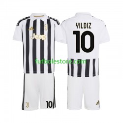 Primera Equipación del Juventus Kenan Yildiz 10 2026-2027 Manga Corta para Niño (Camiseta y pantalón)
