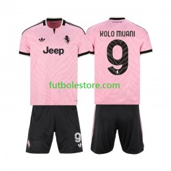 Segunda Equipación del Juventus Randal Kolo Muani 9 2026-2027 Manga Corta para Niño (Camiseta y pantalón)