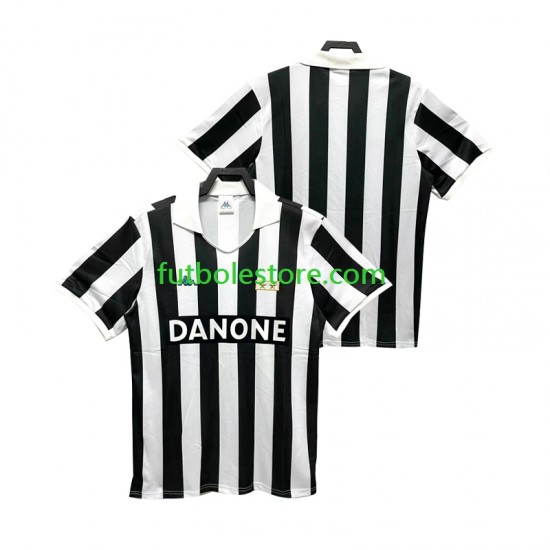 Primera Equipación del Juventus Retro 1992 1994 Manga Corta para Hombre