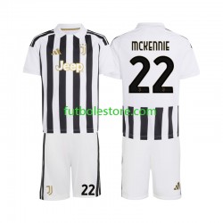 Primera Equipación del Juventus Weston McKennie 22 2026-2027 Manga Corta para Niño (Camiseta y pantalón)