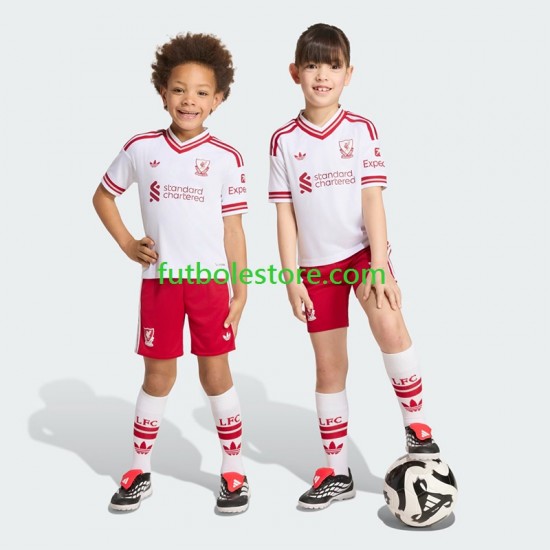 Segunda Equipación del Liverpool 2026-2027 Manga Corta para Niño (Camiseta y pantalón)