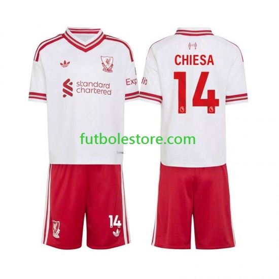 Segunda Equipación del Liverpool Federico Chiesa 14 2026-2027 Manga Corta para Niño (Camiseta y pantalón)