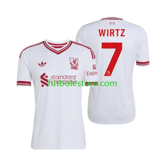 Segunda Equipación del Liverpool Florian Wirtz 7 2026-2027 Manga Corta para Hombre