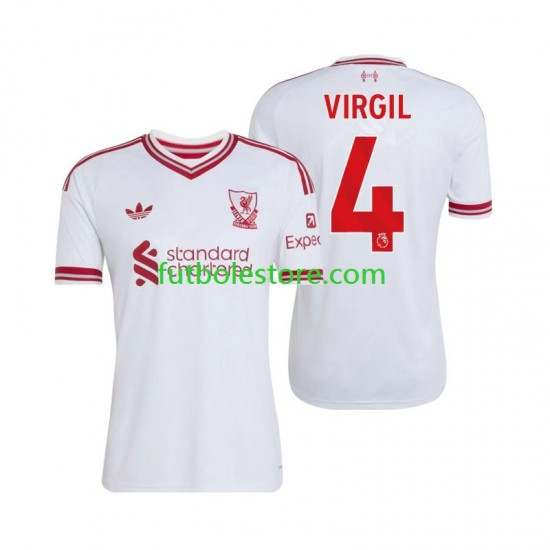 Segunda Equipación del Liverpool Virgil van Dijk 4 2026-2027 Manga Corta para Hombre