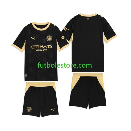 Segunda Equipación del Manchester City 2026-2027 Manga Corta para Niño (Camiseta y pantalón)