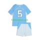Primera Equipación del Manchester City Elliot Anderson 5 2026-2027 Manga Corta para Niño (Camiseta y pantalón)