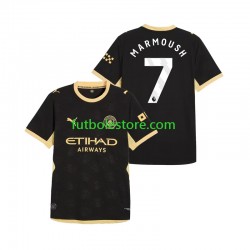 Segunda Equipación del Manchester City Omar Marmoush 7 2026-2027 Manga Corta para Hombre