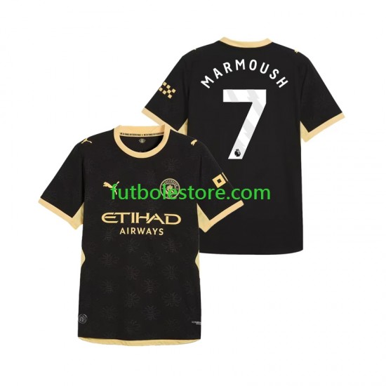 Segunda Equipación del Manchester City Omar Marmoush 7 2026-2027 Manga Corta para Hombre