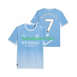 Primera Equipación del Manchester City Omar Marmoush 7 2026-2027 Manga Corta para Hombre