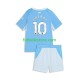 Primera Equipación del Manchester City Rayan Cherki 10 2026-2027 Manga Corta para Niño (Camiseta y pantalón)