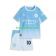 Primera Equipación del Manchester City Rayan Cherki 10 2026-2027 Manga Corta para Niño (Camiseta y pantalón)