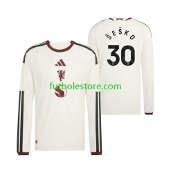 Tercera Equipación del Manchester United Benjamin Sesko 30 2026-2027 ML para Hombre