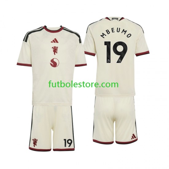 Tercera Equipación del Manchester United Bryan Mbeumo 19 2026-2027 Manga Corta para Niño (Camiseta y pantalón)