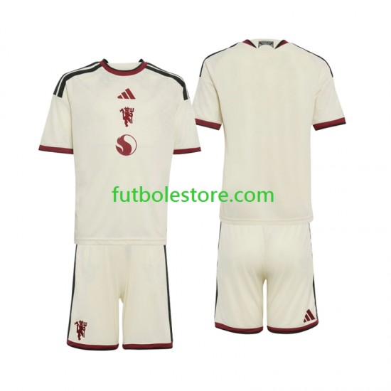 Tercera Equipación del Manchester United 2026-2027 Manga Corta para Niño (Camiseta y pantalón)