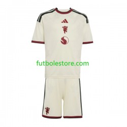 Tercera Equipación del Manchester United 2026-2027 Manga Corta para Niño (Camiseta y pantalón)