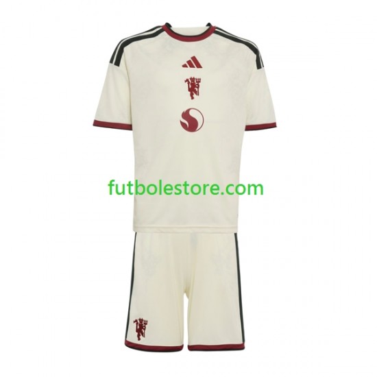 Tercera Equipación del Manchester United 2026-2027 Manga Corta para Niño (Camiseta y pantalón)