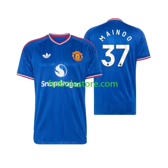Segunda Equipación del Manchester United Kobbie Mainoo 37 2026-2027 Manga Corta para Hombre