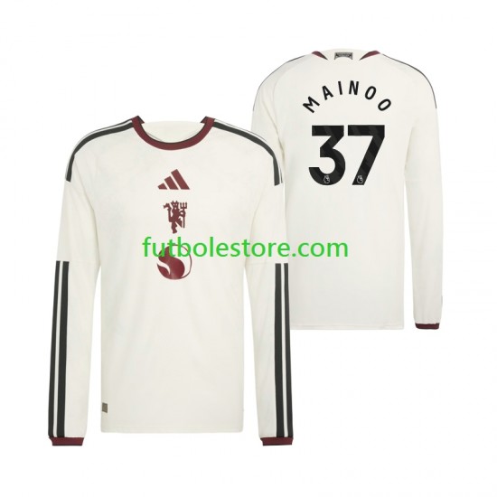 Tercera Equipación del Manchester United Kobbie Mainoo 37 2026-2027 ML para Hombre