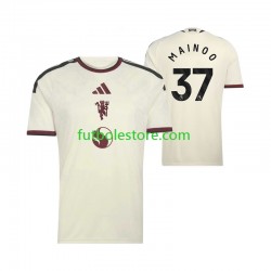 Tercera Equipación del Manchester United Kobbie Mainoo 37 2026-2027 Manga Corta para Hombre
