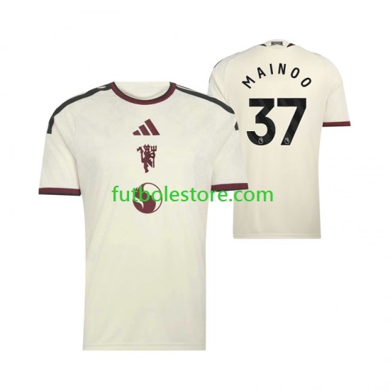 Tercera Equipación del Manchester United Kobbie Mainoo 37 2026-2027 Manga Corta para Hombre