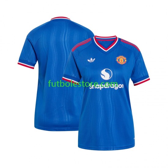 Segunda Equipación del Manchester United 2026-2027 Manga Corta para Mujer