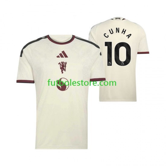 Tercera Equipación del Manchester United Matheus Cunha 10 2026-2027 Manga Corta para Hombre